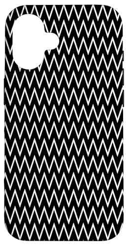 Klassisches, schwarz-weißes Chevron-Muster Hülle für iPhone 16 Klassisches, schwarz-weißes Chevron-Muster Hülle für iPhone 16 von Adore Cute Designs