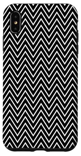 Klassisches, schwarz-weißes Chevron-Muster Hülle für iPhone XS Max Klassisches, schwarz-weißes Chevron-Muster Hülle für iPhone XS Max von Adore Cute Designs