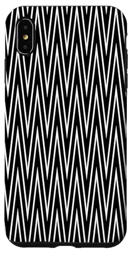 Klassisches, schwarz-weißes Chevron-Muster Hülle für iPhone XS Max Klassisches, schwarz-weißes Chevron-Muster Hülle für iPhone XS Max von Adore Cute Designs