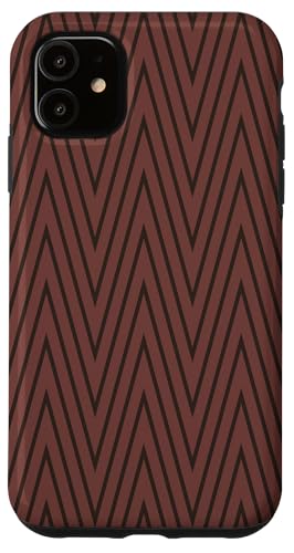Niedliches, braunes Chevron-Muster Hülle für iPhone 11 Niedliches, braunes Chevron-Muster Hülle für iPhone 11 von Adore Cute Designs