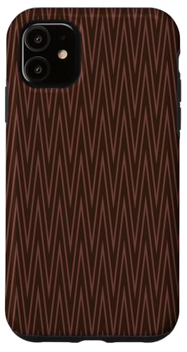 Niedliches, braunes Chevron-Muster Hülle für iPhone 11 Niedliches, braunes Chevron-Muster Hülle für iPhone 11 von Adore Cute Designs