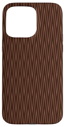 Niedliches, braunes Chevron-Muster Hülle für iPhone 15 Pro Max Niedliches, braunes Chevron-Muster Hülle für iPhone 15 Pro Max von Adore Cute Designs