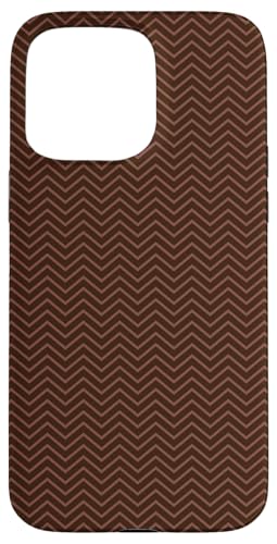 Niedliches, braunes Chevron-Muster Hülle für iPhone 15 Pro Max Niedliches, braunes Chevron-Muster Hülle für iPhone 15 Pro Max von Adore Cute Designs