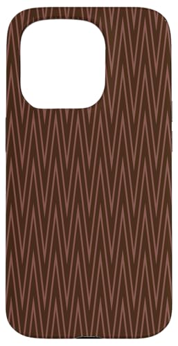 Niedliches, braunes Chevron-Muster Hülle für iPhone 15 Pro Niedliches, braunes Chevron-Muster Hülle für iPhone 15 Pro von Adore Cute Designs