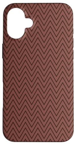Niedliches, braunes Chevron-Muster Hülle für iPhone 16 Plus Niedliches, braunes Chevron-Muster Hülle für iPhone 16 Plus von Adore Cute Designs