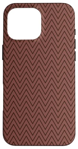 Niedliches, braunes Chevron-Muster Hülle für iPhone 16 Pro Max Niedliches, braunes Chevron-Muster Hülle für iPhone 16 Pro Max von Adore Cute Designs