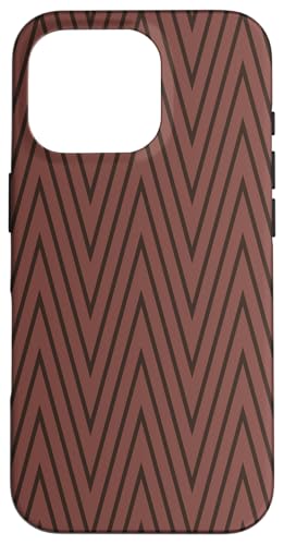 Niedliches, braunes Chevron-Muster Hülle für iPhone 16 Pro Niedliches, braunes Chevron-Muster Hülle für iPhone 16 Pro von Adore Cute Designs