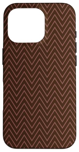 Niedliches, braunes Chevron-Muster Hülle für iPhone 16 Pro Niedliches, braunes Chevron-Muster Hülle für iPhone 16 Pro von Adore Cute Designs