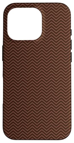 Niedliches, braunes Chevron-Muster Hülle für iPhone 16 Pro Niedliches, braunes Chevron-Muster Hülle für iPhone 16 Pro von Adore Cute Designs