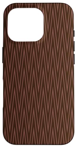 Niedliches, braunes Chevron-Muster Hülle für iPhone 16 Pro Niedliches, braunes Chevron-Muster Hülle für iPhone 16 Pro von Adore Cute Designs
