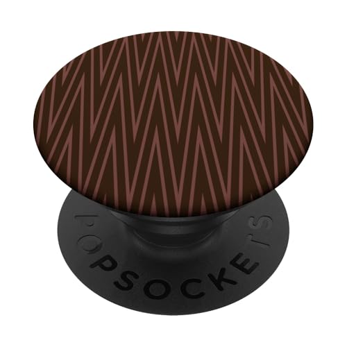 Niedliches, braunes Chevron-Muster PopSockets Klebender PopGrip Niedliches, braunes Chevron-Muster PopSockets Klebender PopGrip von Adore Cute Designs