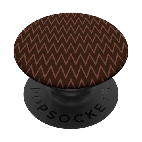 Niedliches, braunes Chevron-Muster PopSockets Klebender PopGrip Niedliches, braunes Chevron-Muster PopSockets Klebender PopGrip von Adore Cute Designs