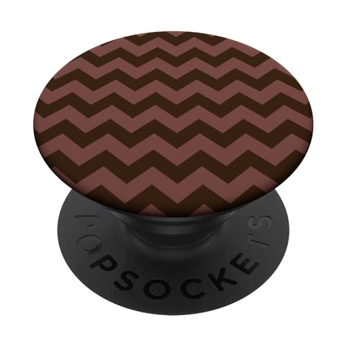 Niedliches, braunes Chevron-Muster PopSockets Klebender PopGrip Niedliches, braunes Chevron-Muster PopSockets Klebender PopGrip von Adore Cute Designs