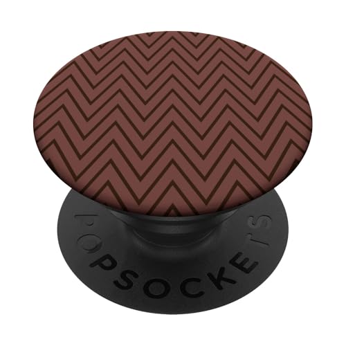 Niedliches, braunes Chevron-Muster PopSockets Klebender PopGrip Niedliches, braunes Chevron-Muster PopSockets Klebender PopGrip von Adore Cute Designs