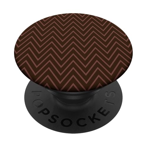 Niedliches, braunes Chevron-Muster PopSockets Klebender PopGrip Niedliches, braunes Chevron-Muster PopSockets Klebender PopGrip von Adore Cute Designs