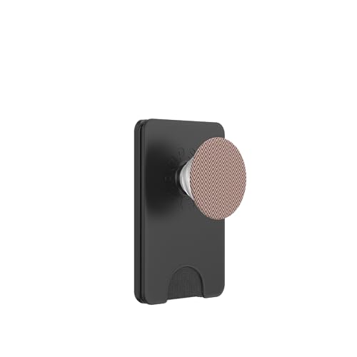 Zeitlos, Beige und Braun, Chevron-Muster PopSockets PopWallet für MagSafe Zeitlos, Beige und Braun, Chevron-Muster PopSockets PopWallet für MagSafe von Adore Cute Designs