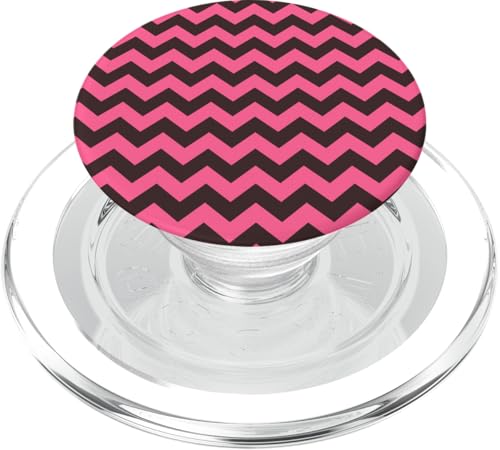 Zeitlos, rosa und braun, Chevron-Muster PopSockets PopGrip für MagSafe Zeitlos, rosa und braun, Chevron-Muster PopSockets PopGrip für MagSafe von Adore Cute Designs