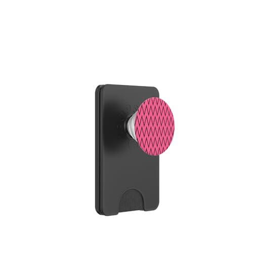 Zeitlos, rosa und braun, Chevron-Muster PopSockets PopWallet für MagSafe Zeitlos, rosa und braun, Chevron-Muster PopSockets PopWallet für MagSafe von Adore Cute Designs