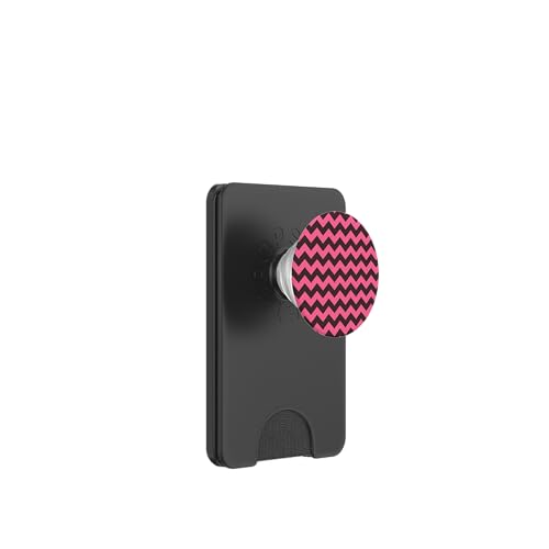 Zeitlos, rosa und braun, Chevron-Muster PopSockets PopWallet für MagSafe Zeitlos, rosa und braun, Chevron-Muster PopSockets PopWallet für MagSafe von Adore Cute Designs