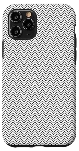 Zeitlos, schwarz und weiß, Chevron-Muster Hülle für iPhone 11 Pro Zeitlos, schwarz und weiß, Chevron-Muster Hülle für iPhone 11 Pro von Adore Cute Designs