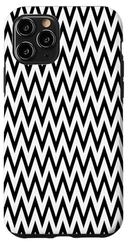 Zeitlos, schwarz und weiß, Chevron-Muster Hülle für iPhone 11 Pro Zeitlos, schwarz und weiß, Chevron-Muster Hülle für iPhone 11 Pro von Adore Cute Designs