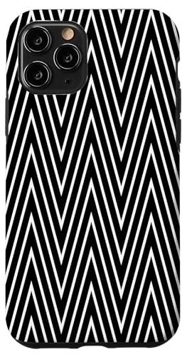 Zeitlos, schwarz und weiß, Chevron-Muster Hülle für iPhone 11 Pro Zeitlos, schwarz und weiß, Chevron-Muster Hülle für iPhone 11 Pro von Adore Cute Designs