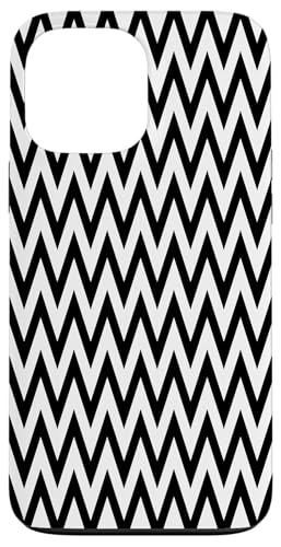 Zeitlos, schwarz und weiß, Chevron-Muster Hülle für iPhone 13 Pro Max Zeitlos, schwarz und weiß, Chevron-Muster Hülle für iPhone 13 Pro Max von Adore Cute Designs