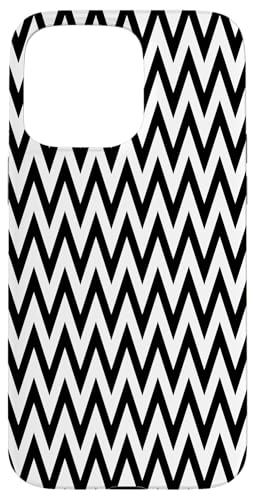 Zeitlos, schwarz und weiß, Chevron-Muster Hülle für iPhone 15 Pro Max Zeitlos, schwarz und weiß, Chevron-Muster Hülle für iPhone 15 Pro Max von Adore Cute Designs