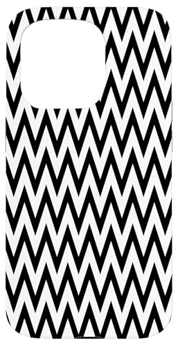 Zeitlos, schwarz und weiß, Chevron-Muster Hülle für iPhone 15 Pro Zeitlos, schwarz und weiß, Chevron-Muster Hülle für iPhone 15 Pro von Adore Cute Designs
