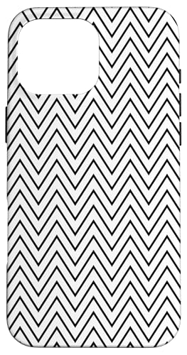 Zeitlos, schwarz und weiß, Chevron-Muster Hülle für iPhone 16 Pro Max Zeitlos, schwarz und weiß, Chevron-Muster Hülle für iPhone 16 Pro Max von Adore Cute Designs