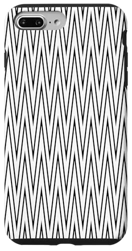Zeitlos, schwarz und weiß, Chevron-Muster Hülle für iPhone 7 Plus/8 Plus Zeitlos, schwarz und weiß, Chevron-Muster Hülle für iPhone 7 Plus/8 Plus von Adore Cute Designs