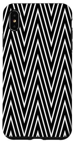 Zeitlos, schwarz und weiß, Chevron-Muster Hülle für iPhone XS Max Zeitlos, schwarz und weiß, Chevron-Muster Hülle für iPhone XS Max von Adore Cute Designs