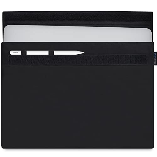 Adore June 14 Zoll Classic Hülle kompatibel mit MacBook Pro 14 2023 2021, Laptop-Tasche aus widerstandsfähigem Stoff, Schwarz von Adore June