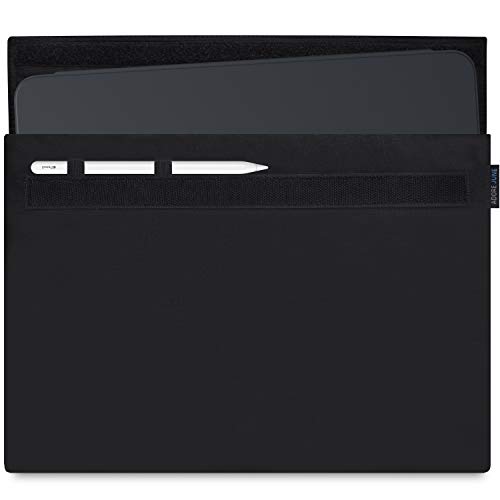 Adore June Classic Tasche für Apple iPad Pro 12.9 2018 12,9 Zoll mit Apple Pencil Halterung, Schwarz von Adore June