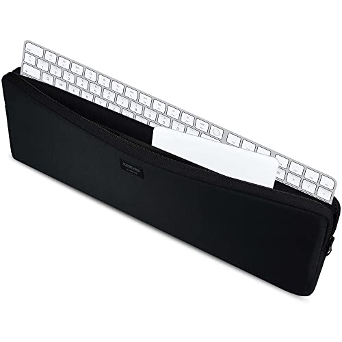 Adore June Hülle Keeb Combine kompatibel mit Magic Keyboard mit Ziffernblock und Magic Trackpad 2, Hochwertige Tastatur-Tasche aus robustem Material, Schwarz Adore June Hülle Keeb Combine kompatibel mit Magic Keyboard mit Ziffernblock und Magic Trackpad 2, Hochwertige Tastatur-Tasche aus robustem Material, Schwarz von Adore June