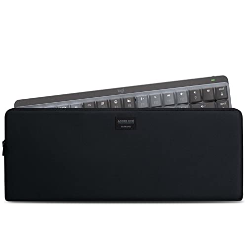 Adore June Keeb Pro Tasche kompatibel mit Logitech MX Mechanical Mini, Praktisches Soft Case zum sicheren Mitführen der Tastatur, Schwarz Adore June Keeb Pro Tasche kompatibel mit Logitech MX Mechanical Mini, Praktisches Soft Case zum sicheren Mitführen der Tastatur, Schwarz von Adore June