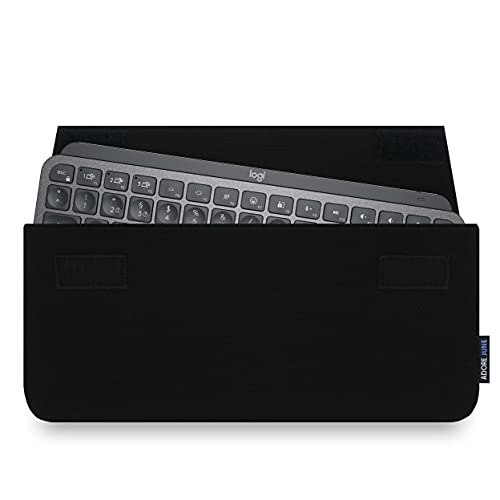 Adore June Keeb Schützhülle kompatibel mit Logitech MX Keys Mini und Logitech MX Keys Mini Mac, Praktische Stoff-Tasche zum Mitführen der Tastatur, Schwarz Adore June Keeb Schützhülle kompatibel mit Logitech MX Keys Mini und Logitech MX Keys Mini Mac, Praktische Stoff-Tasche zum Mitführen der Tastatur, Schwarz von Adore June