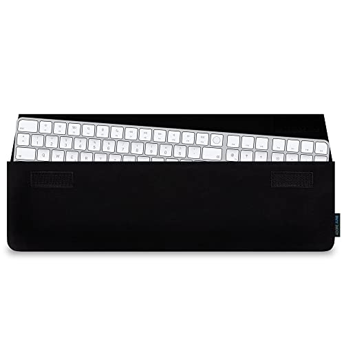 Adore June Keeb Schützhülle kompatibel mit Magic Keyboard mit Ziffernblock, Praktische Stoff-Tasche zum Mitführen der Tastatur, Schwarz von Adore June