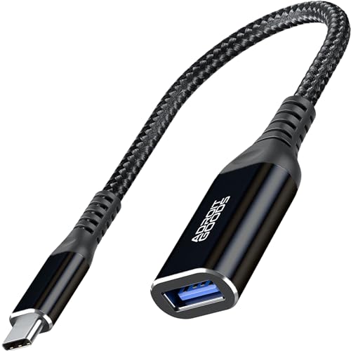 AdroitGoods USB-C zu USB-A Adapter OTG Konverter USB 3.0 - USB C zu USB A HUB - Konvertierung - Schwarz von AdroitGoods