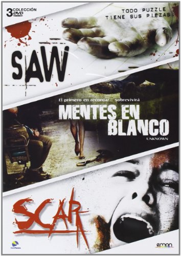 Pack: Mentes En Blanco + Saw 1 + Scar (Import) (DVD) (2014) von Adsofilms