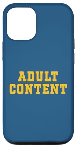 INHALT FÜR ERWACHSENE Hülle für iPhone 12/12 Pro INHALT FÜR ERWACHSENE Hülle für iPhone 12/12 Pro von Adult Content Bold Type Shop
