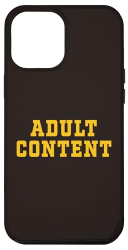 INHALT FÜR ERWACHSENE Hülle für iPhone 12 Pro Max INHALT FÜR ERWACHSENE Hülle für iPhone 12 Pro Max von Adult Content Bold Type Shop