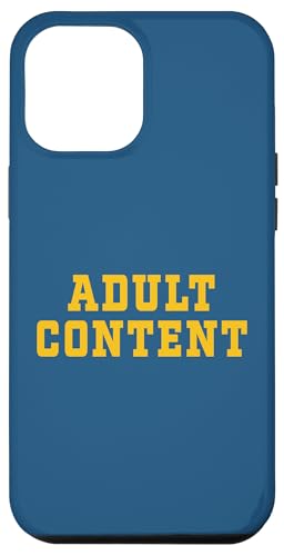 INHALT FÜR ERWACHSENE Hülle für iPhone 12 Pro Max INHALT FÜR ERWACHSENE Hülle für iPhone 12 Pro Max von Adult Content Bold Type Shop
