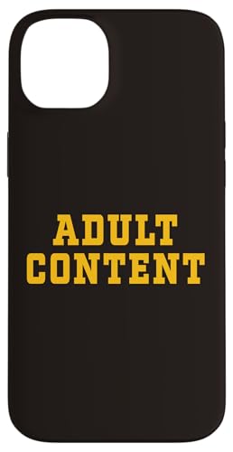 INHALT FÜR ERWACHSENE Hülle für iPhone 14 Plus INHALT FÜR ERWACHSENE Hülle für iPhone 14 Plus von Adult Content Bold Type Shop