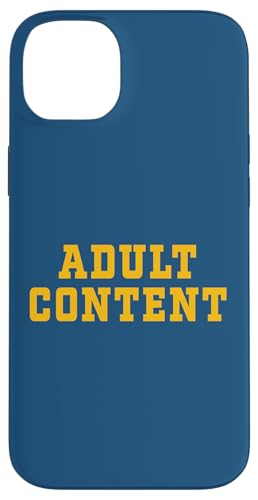 INHALT FÜR ERWACHSENE Hülle für iPhone 14 Plus INHALT FÜR ERWACHSENE Hülle für iPhone 14 Plus von Adult Content Bold Type Shop