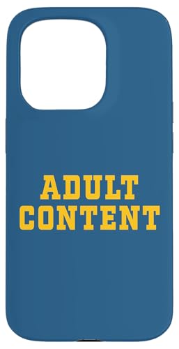 INHALT FÜR ERWACHSENE Hülle für iPhone 15 Pro INHALT FÜR ERWACHSENE Hülle für iPhone 15 Pro von Adult Content Bold Type Shop