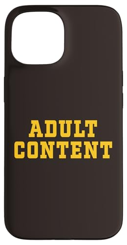 INHALT FÜR ERWACHSENE Hülle für iPhone 15 INHALT FÜR ERWACHSENE Hülle für iPhone 15 von Adult Content Bold Type Shop
