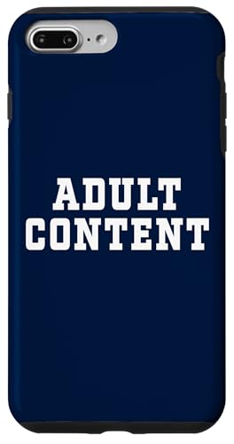 INHALT FÜR ERWACHSENE Hülle für iPhone 7 Plus/8 Plus von Adult Content Bold Type Shop