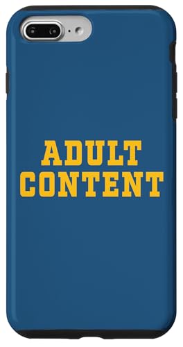 INHALT FÜR ERWACHSENE Hülle für iPhone 7 Plus/8 Plus INHALT FÜR ERWACHSENE Hülle für iPhone 7 Plus/8 Plus von Adult Content Bold Type Shop