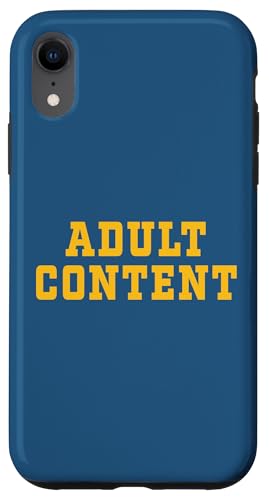 INHALT FÜR ERWACHSENE Hülle für iPhone XR INHALT FÜR ERWACHSENE Hülle für iPhone XR von Adult Content Bold Type Shop
